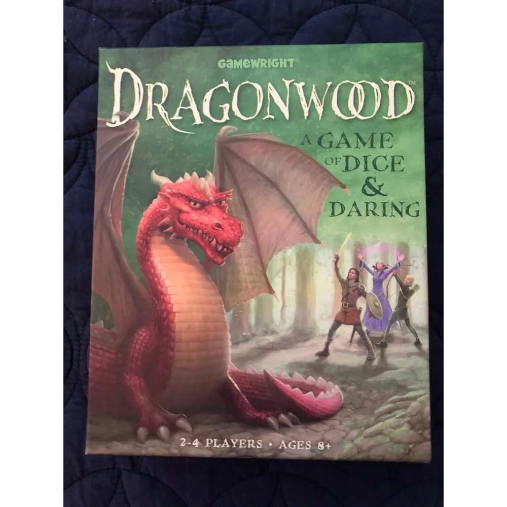 Gamewright Dragonwood A Game of Dice & Daring Board Game 108 Fantasy Mensa